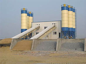 腾飞HZS90型工程混凝土搅拌站 高效生产的现代化设备图解